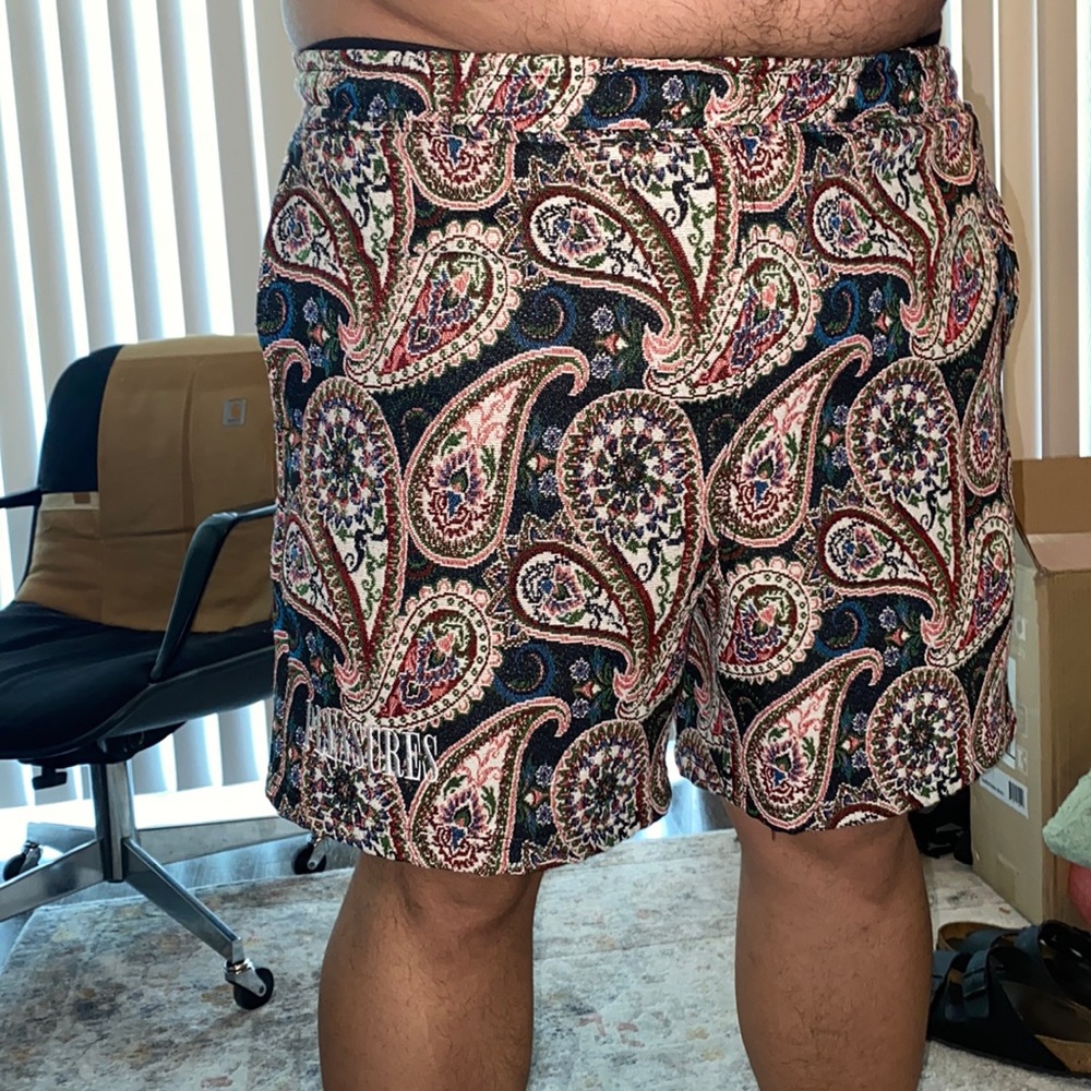 Pleasures woven shorts
